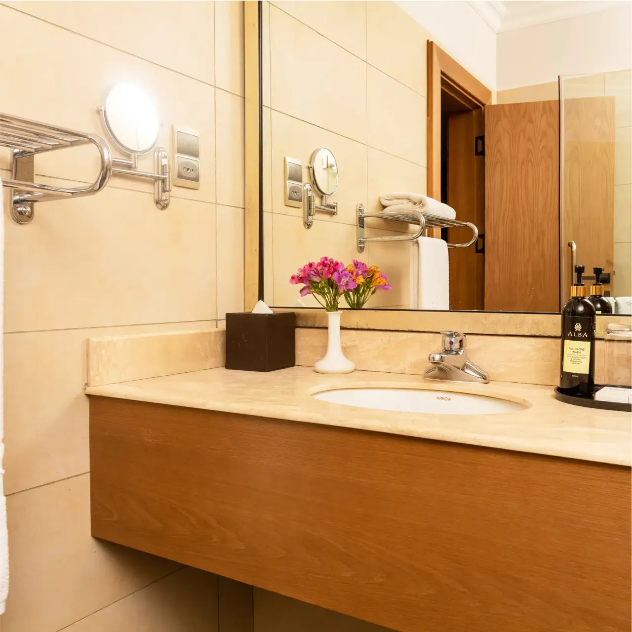 Deluxe Room - full room view with contemporary decor