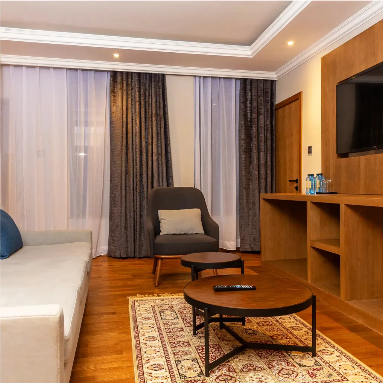 One Bedroom Suite - lavishly decorated living room with seating area