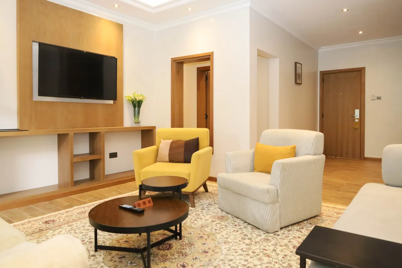 Two Bedroom Suite - master bedroom with modern amenities