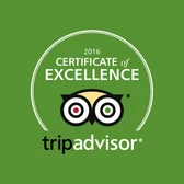TripAdvisor Certificate of Excellence 2016